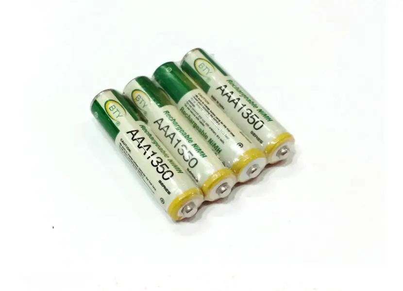 4~ 20 шт новая батарея AAA1350 1800 mAh 3A аккумуляторная батарея Ni-MH 1,2 V AAA батарея для часов, мышей, компьютеров, игрушек так далее