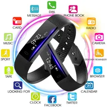 Men's Women Smart Wristbands Fitness Tracker Smart Bracelet Pedometer Bluetooth Smartband Waterproof Sleep Monitor Wrist Watch id115 smart wristbands fitness tracker smart bracelet pedometer bluetooth smartband waterproof sleep monitor wrist watch