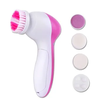 

5 in 1 Electric Wash Face Cleaning Machine Facial Cleanser Pore Cleaner Body Cleansing Massage Mini Skin Beauty Massager Brush