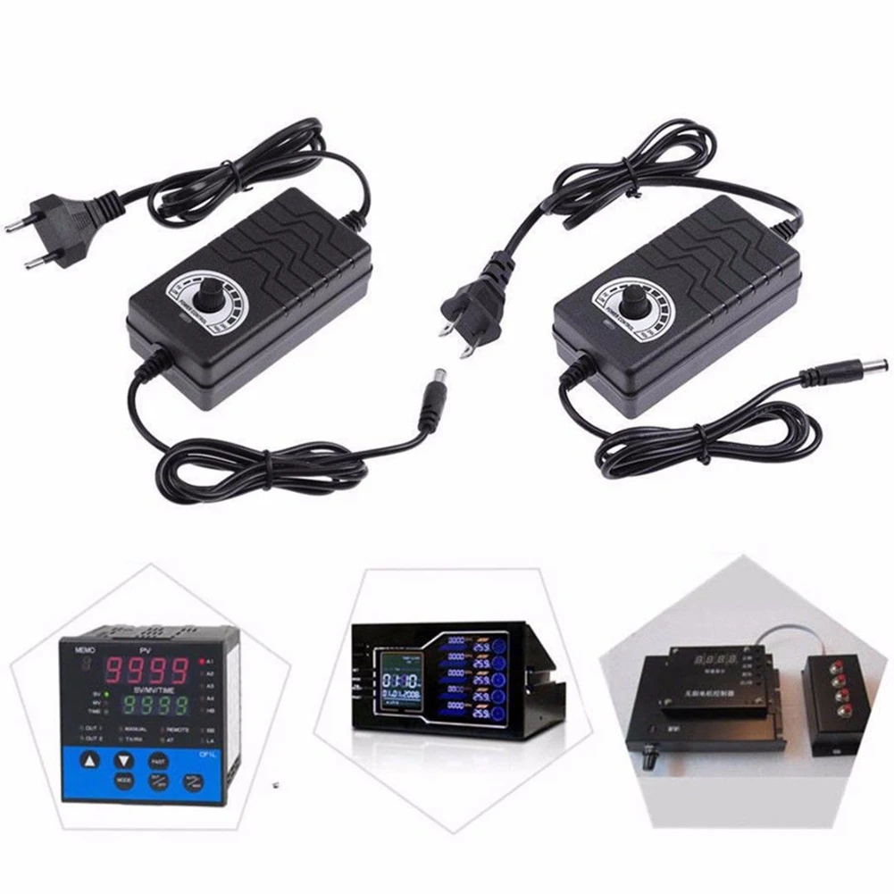 

1-24V 2A Fan Heating Product AC DC Adjustable Stable Switching Power Supply Adapter Energy Saving Insulation Motor Speed Control