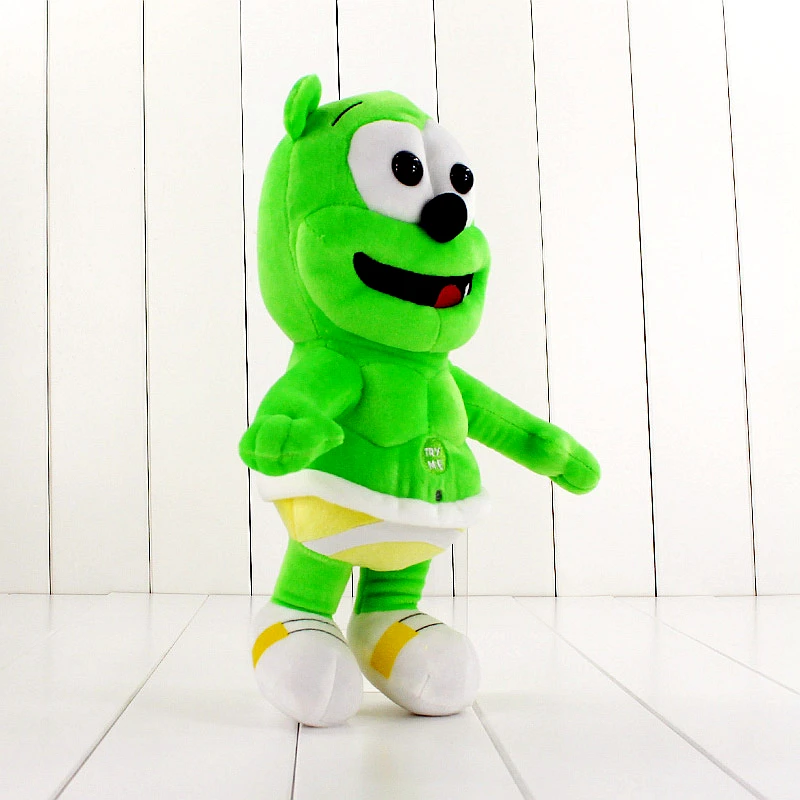 30 см зеленый стоящий Gummy Bear Voice Pet Забавные милые игрушки Поющий плюшевый игрушка