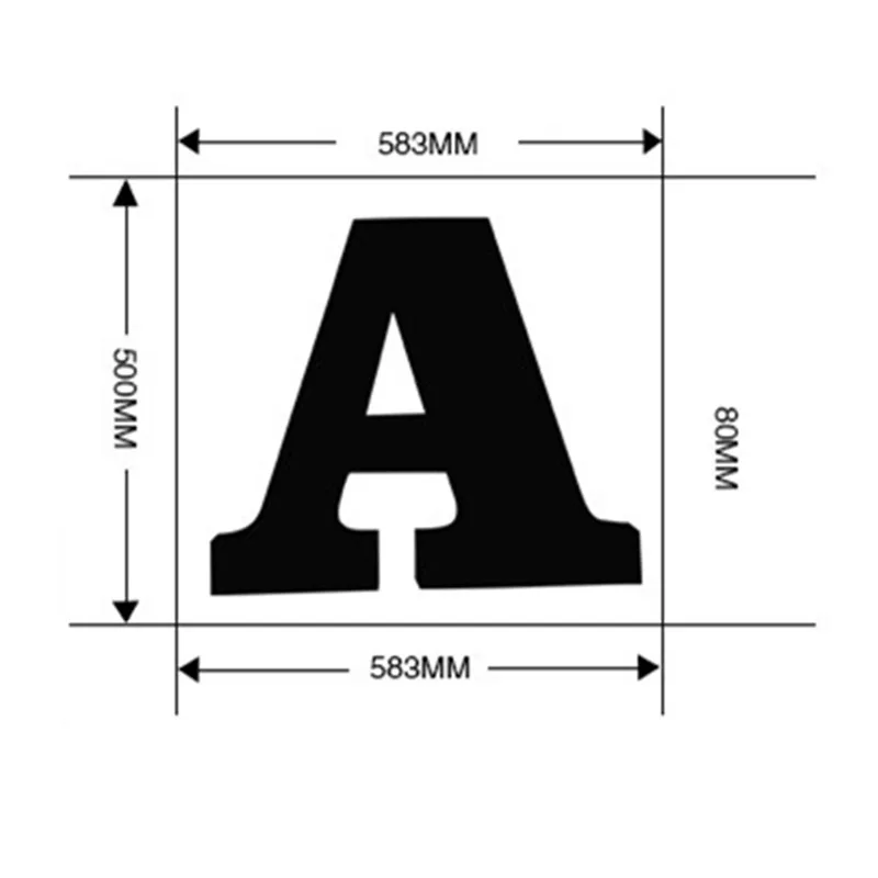 Metal Letter Light