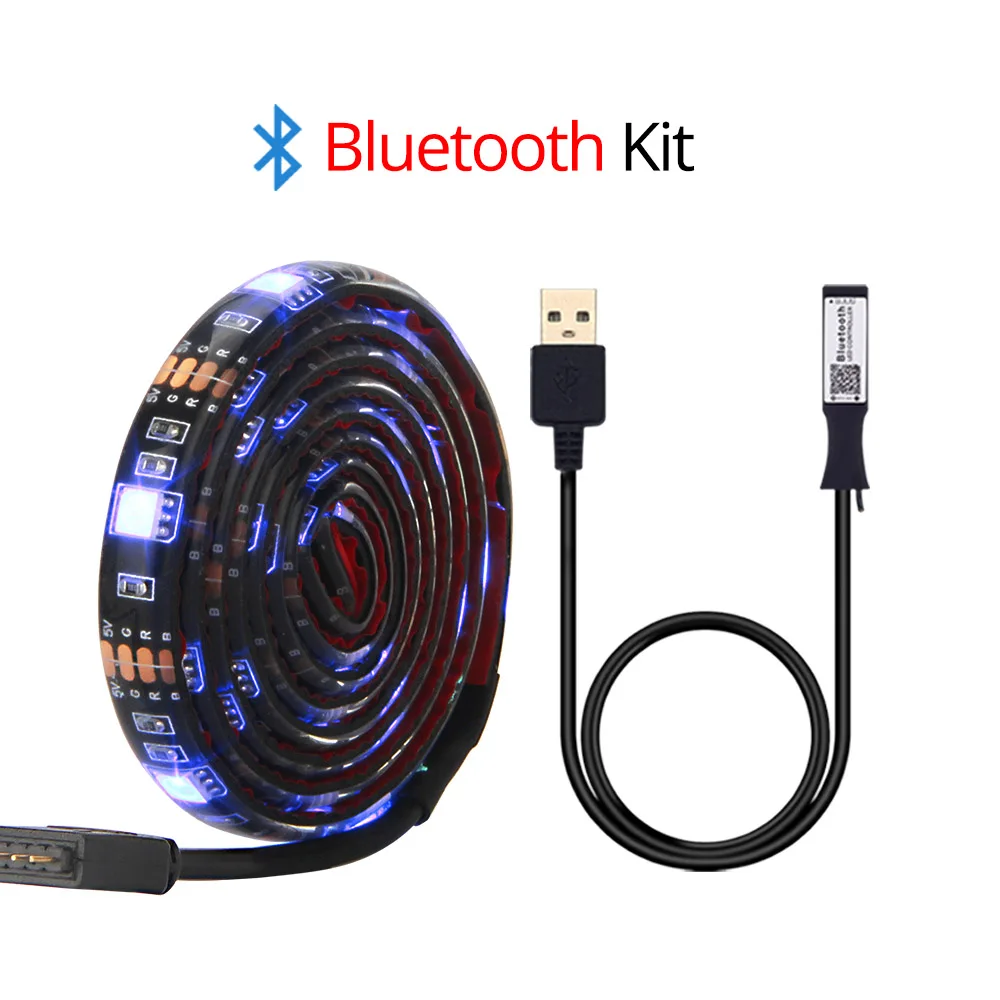 17Key пульт дистанционного управления USB Светодиодная лента 5050 RGB 50 см 1 м 2 Bluetooth