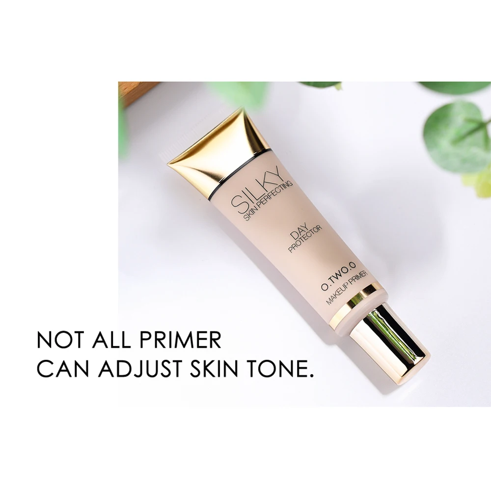 O.TWO.O 25ml Mineral Touch Whitening Primer Concealer Makeup Brighten Face Liquid Foundation Long Lasting Oil Control Cosmetic