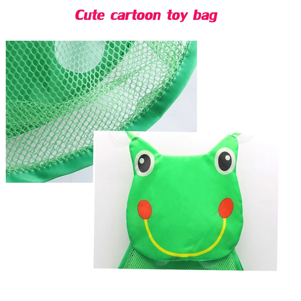 Baby Bathtub Bathing Water Toys Cartoon Mesh Storage Bag Bathroom Fun Bath Toys Organizer Bag for Children