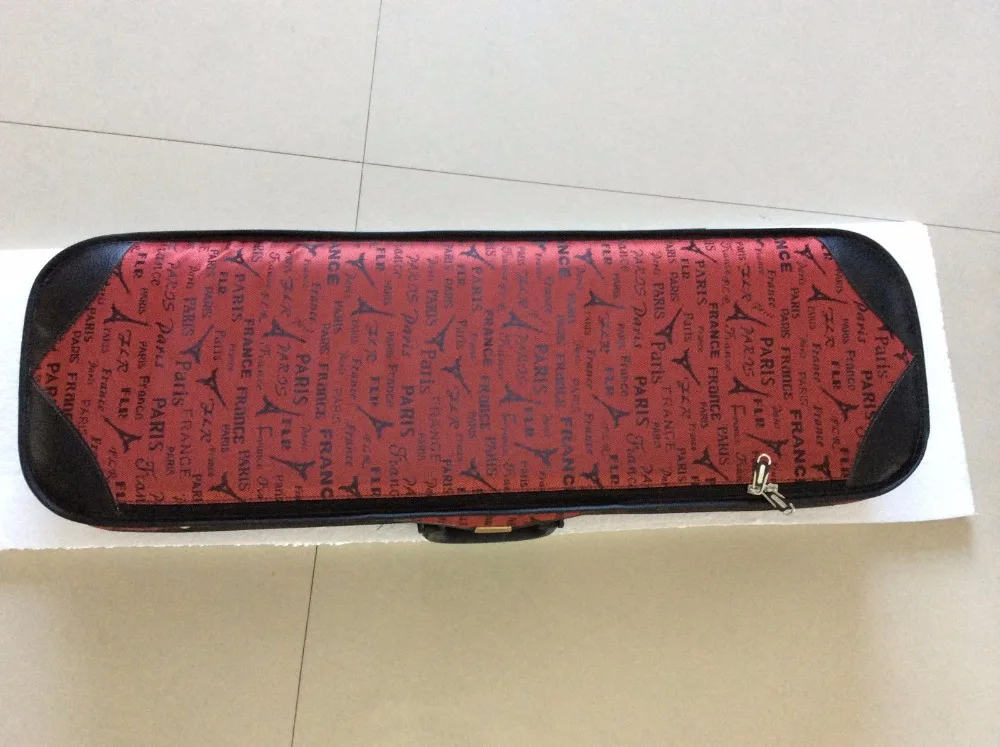 violin case 4/4 Strong Light and durable red color case violin case 4/4 Strong Light and durable red color case
