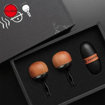 

1 Pack Creative Wood Jellyfish Car Vent Clip Air Freshener Solid Car Fragrance Perfume Scent Car Interior Accessories