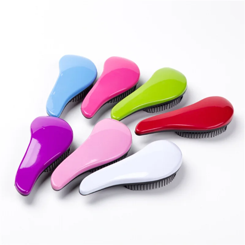 Professional Tangle Styling Knot plastic Comb Detangler mini Hairbrush Magic Detangling Brush women hair comb drop shipping Professional Tangle Styling Knot plastic Comb Detangler mini Hairbrush Magic Detangling Brush women hair comb drop shipping