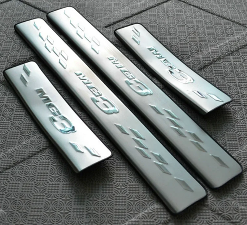 

High quality! For MG MG3 stainless steel scuff plate door sill Complete set (4 Piece) ,car accessories 2011-2017