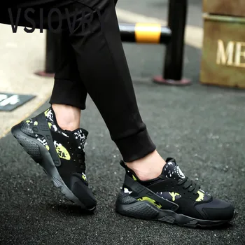 

VSIOVRY Men Sneaker Summer 2018 Casual Shoes Spring Breathable Soft Comfortable Unisex Trainers For Male Krasovki Big Size 35-47