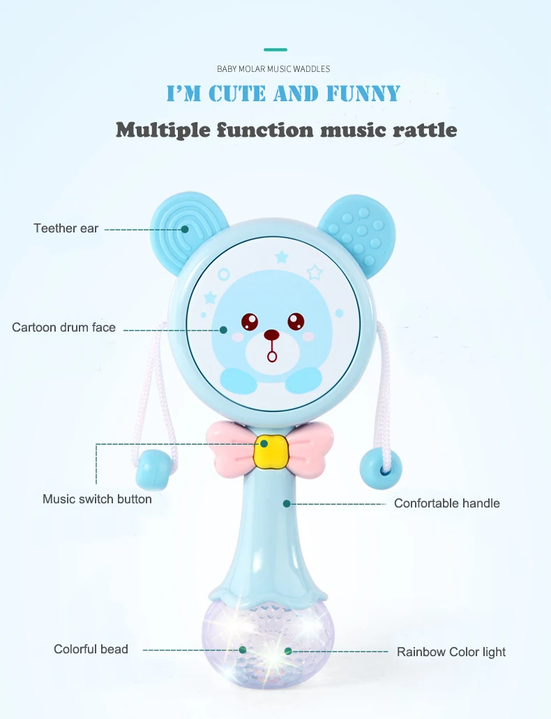 Многофункциональные детские погремушки и прорезыватель, детский стаканчик, кукла, детские игрушки, колокольчик, музыкальное обучение, развивающие игрушки, подарки, детские игрушки