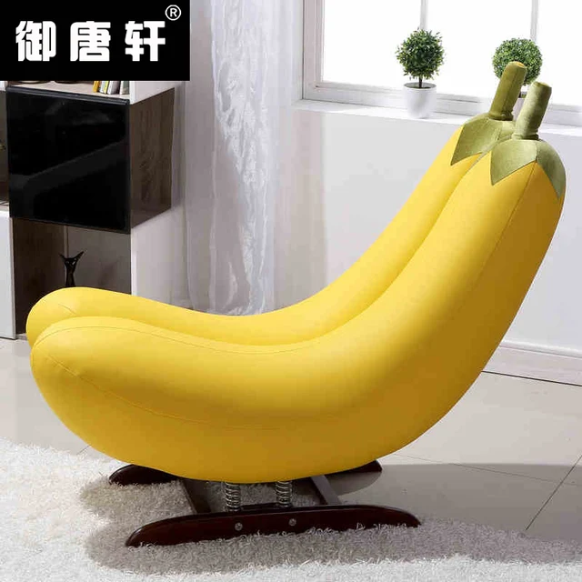 Beanbag Creative Fashion Brand Personality Small Chaise Lounge Sofa Beanbag Creative Fashion Brand Personality Small Chaise Lounge Sofa Single Chair Cartoon Banana Shake