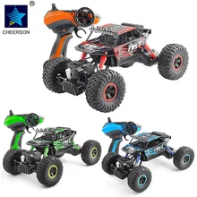 2.4G 4WD 1:18 Rrock Crawler Buggy Remote Control Racing Off Road Car Model Eletric Toys Gift