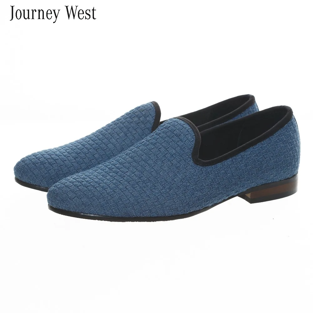 denim loafers new styles mens woven leather shoes slip on denim casual denim loafers new styles mens woven leather shoes slip on denim casual