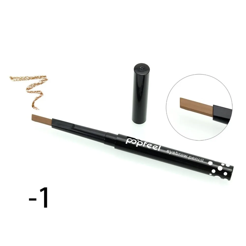

1pc Automatic Long Lasting Cosmetics Natural Waterproof Eyebrow Pencil Eyebrow Pen Make Up Pencil Fork Tip for Women Girl