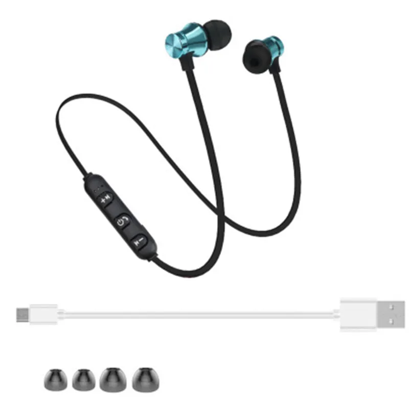Последняя гарнитура микрофон 4 цвета магнитная музыка Bluetooth 4.2XT11 Спорт Бег беспроводной шейный ремешок для всех мобильных телефонов