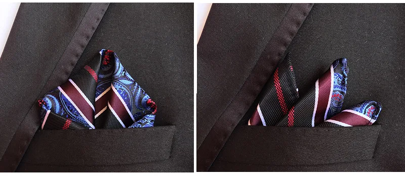 Роскошные 25*25 см Мужские Винтажные Цветочные Пейсли Шелковый платок Карманный квадратный модный мужской носовой платок для свадебной вечеринки полотенце для сундуков - Цвет: F152
