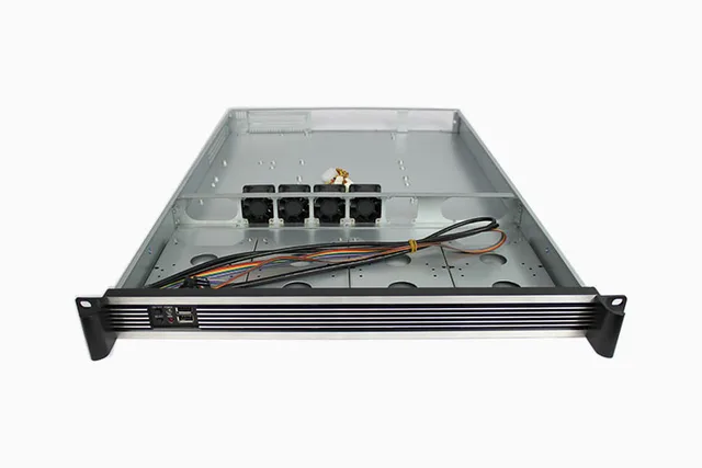 Special Offers industrial control chassis 1U chassis server Xeon dual motherboard rack-mounted 650mm deep aluminum panel 4 hard drive Special Offers industrial control chassis 1U chassis server Xeon dual motherboard rack-mounted 650mm deep aluminum panel 4 hard drive