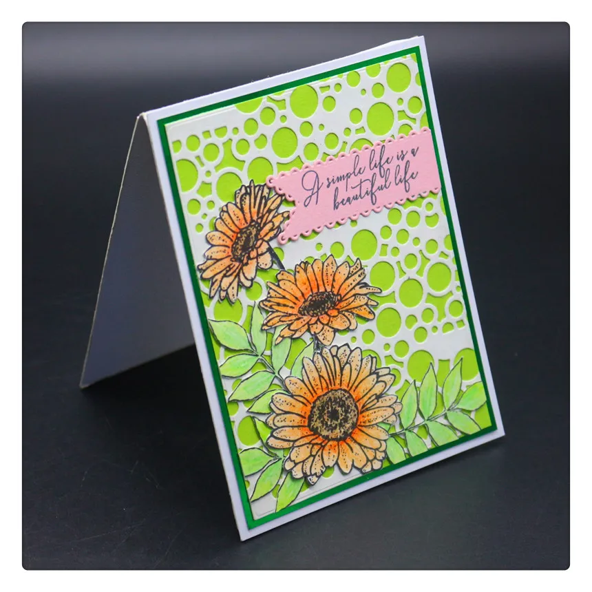 SCD1227 Background Scrapbook Metal Cutting Dies For Scrapbooking Stencils DIY Album Cards Decoration Embossing Folder Die Cut | Дом и сад