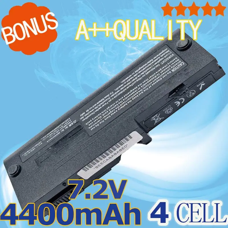 7 2 В 4400 мАч батарея для Toshiba PA3689U 1BAS 1BRS PABAS155 PABAS156 N270 NB100 NB105 4 ячейки|battery for toshiba|4400mah