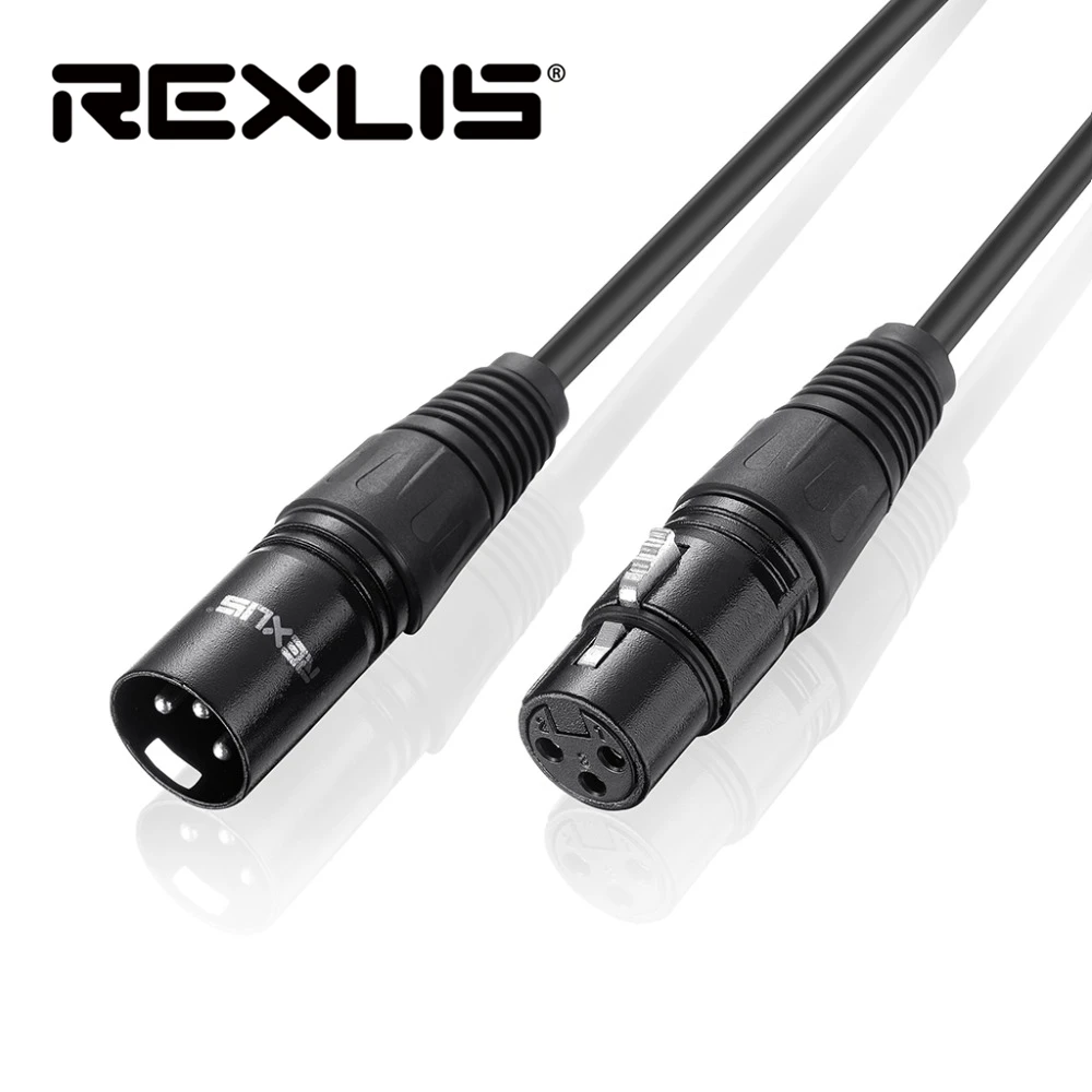 REXLIS XLR кабель мужчин и женщин M/F аудио для микрофона смеситель 1 м 8 3 4 5 m 6 7 10 15 20 |