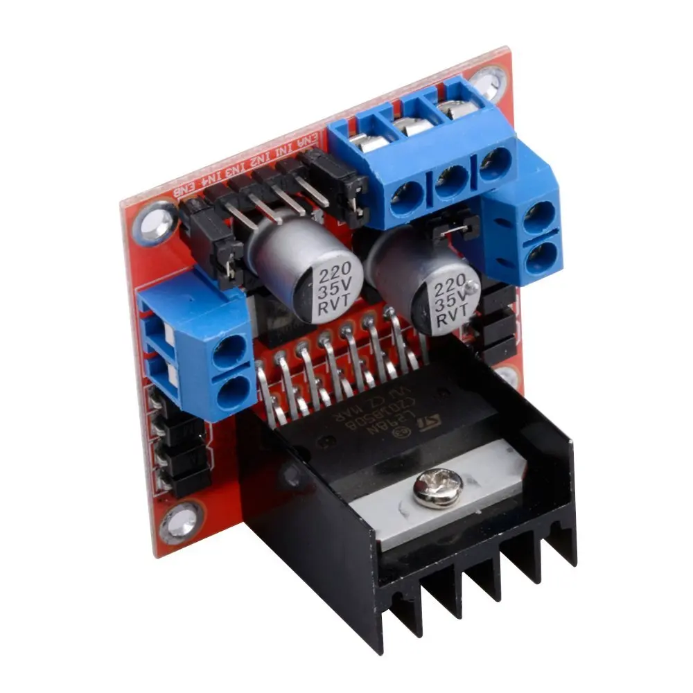 

Chip L298N motor drive board module DC stepping motor robot smart car