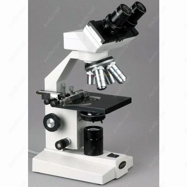 Преподавания демонстрация-amscope поставки 40X-2000X бинокулярный Биологический микроскоп с механической стадии