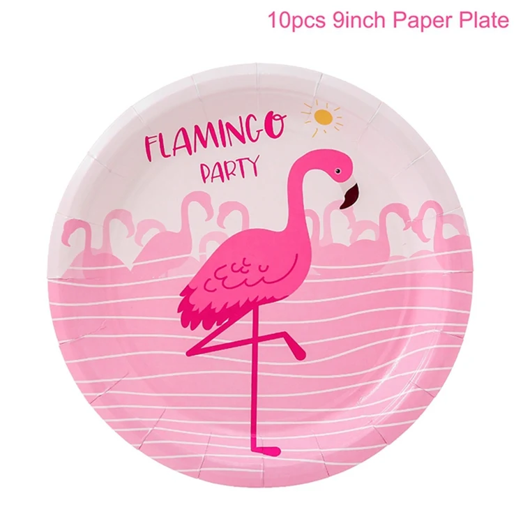 Pink Flamingo Party Decor Pineapple Girl 1st Birthday Party Babyshower Supplies Flamingo Wedding Happy Birthday Party Decor Kids