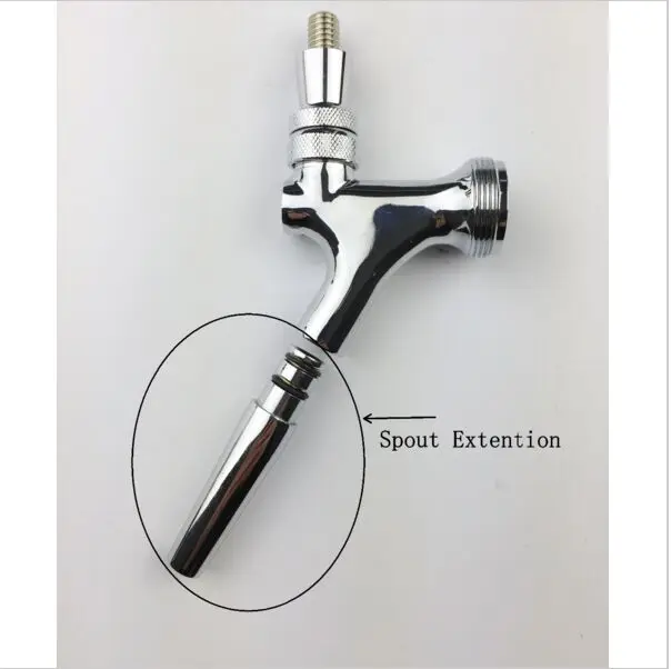 Draft Beer Faucet Spout Extension European Spout Apperance On