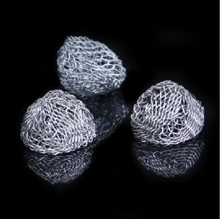 cheap 5pcs lot, tobacco pipe Smoking Pipes accessory screen booster Tennis combustion tool size 13mm 14mm 15mm sliver stainless steel