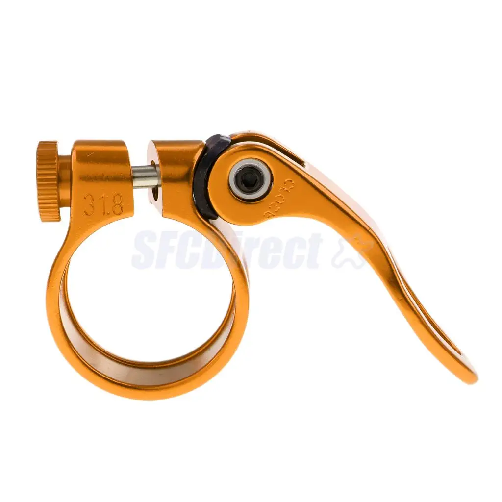 31.8mm Bicycle Seat Clamp Seatpost Clip Tube Lock  Aluminum Alloy Road MTB Cycling Bike Bicycle Quick Release Seatpost Clamp