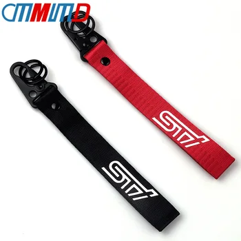 

Car accessories STI Metal Ribbon Key Chain For Subaru WRX Forester XV Legacy Impreza BRZ Tribeca Key Ring Car Styling