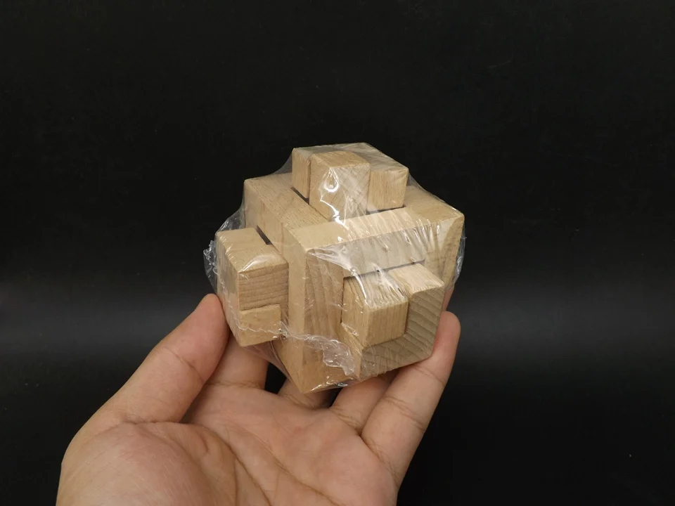 Деревянная игрушка Лу бань замок китайский Ум Игра Головоломка модель Brainteaser интеллектуальные игрушки для детей