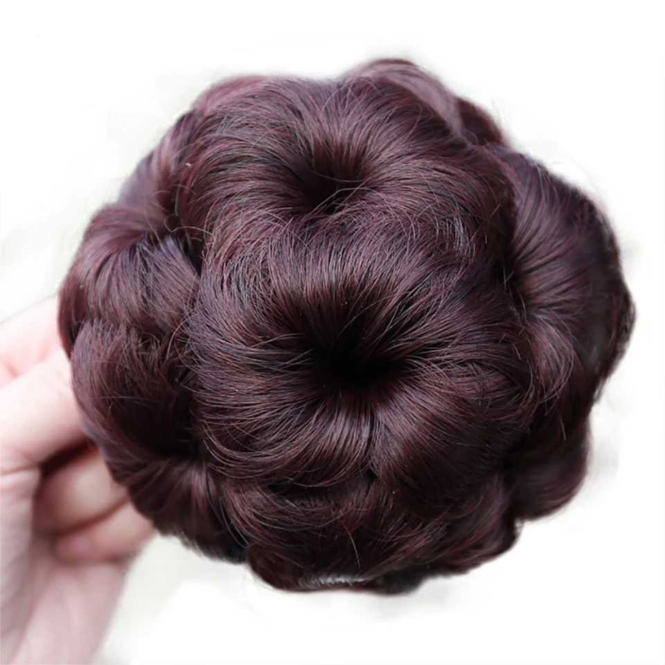 Pageup Afro Bun Real Hair Pieces Chignon Hair Accessories Donut