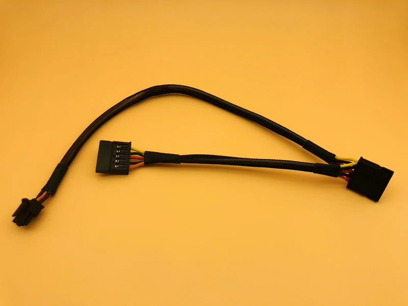 NEW PC HDD SSD Power Expansion Cable  6Pin to Splitter 15Pin SATA Power Cable for DELL Vostro 3650 3653 3655 Desktop Computer