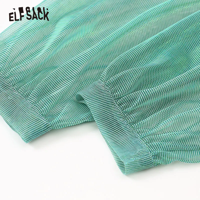 Very best  ELFSACK Mesh Casual Knitted Sun-Protective Coat 2019 Summer Fashion Streetwear Hooded Outwear Femal