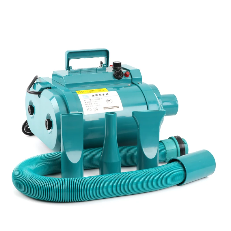 Power Hair Dryer for Dogs and Cats Pet Grooming Blower Warm Wind Double Motor Blow-Dryer for Small Medium Large Dog 3200W