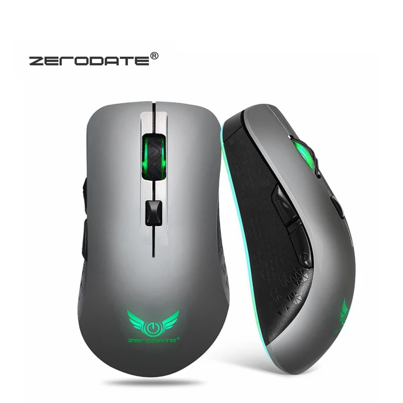 ZERODATE X90 2400 Точек на дюйм 2 4 ГГц Беспроводной игровой Мышь 6 клавиши компьютерной
