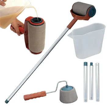 

Multi 6Pcs Set Paint Roller Brush DIY Paint Pro Roller Wall Brush Flocked Edger