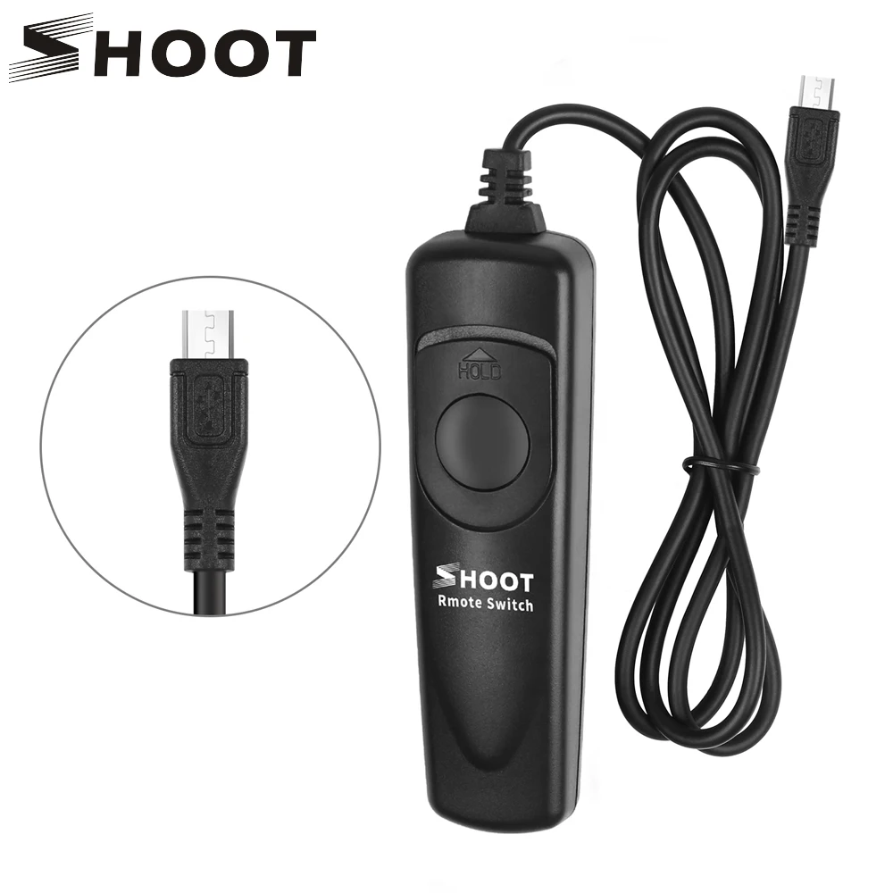 

SHOOT RR-90 Remote Shutter Release for Fuji Fujifilm X-PRO2 X-T2 X-T1 X-T20 X-T10 X-H1 X-A1 X-A2 X100F GFX50S X-E2S X-E2 X-M1 S1