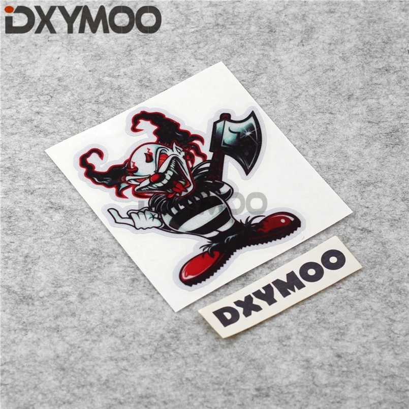 Car Atyling Vinyl Tape Clown with Weapon AXE Motorcycle Helmet Decorate Stickers 3M 12x10.5cm | Автомобили и мотоциклы