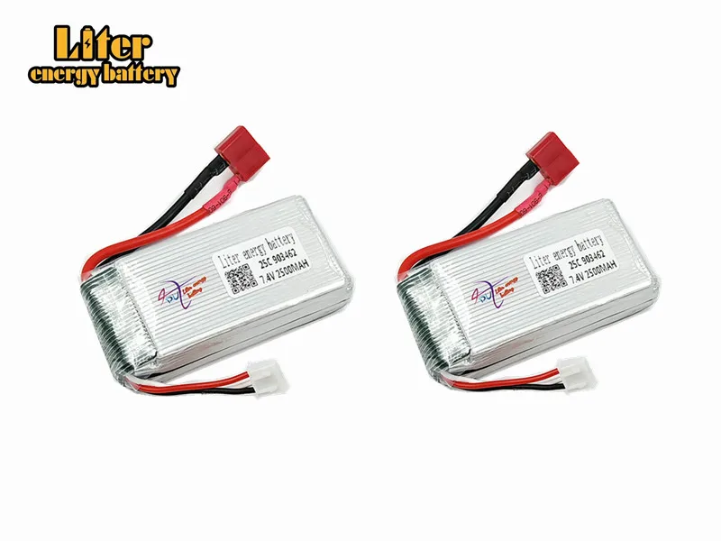 2 шт./компл. 7,4 В 1600 мАч 903462 Lipo батарея 12423 12428 для Wltoys 12423 12428 гусеничный Автомобильный Аккумулятор 7,4 В 25c литиевая батарея