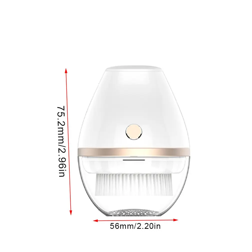 Мини-портативная Очищающая щетка для лица электрическая водостойкая щетка для мытья с 2 щеточками для головы удаление черных точек