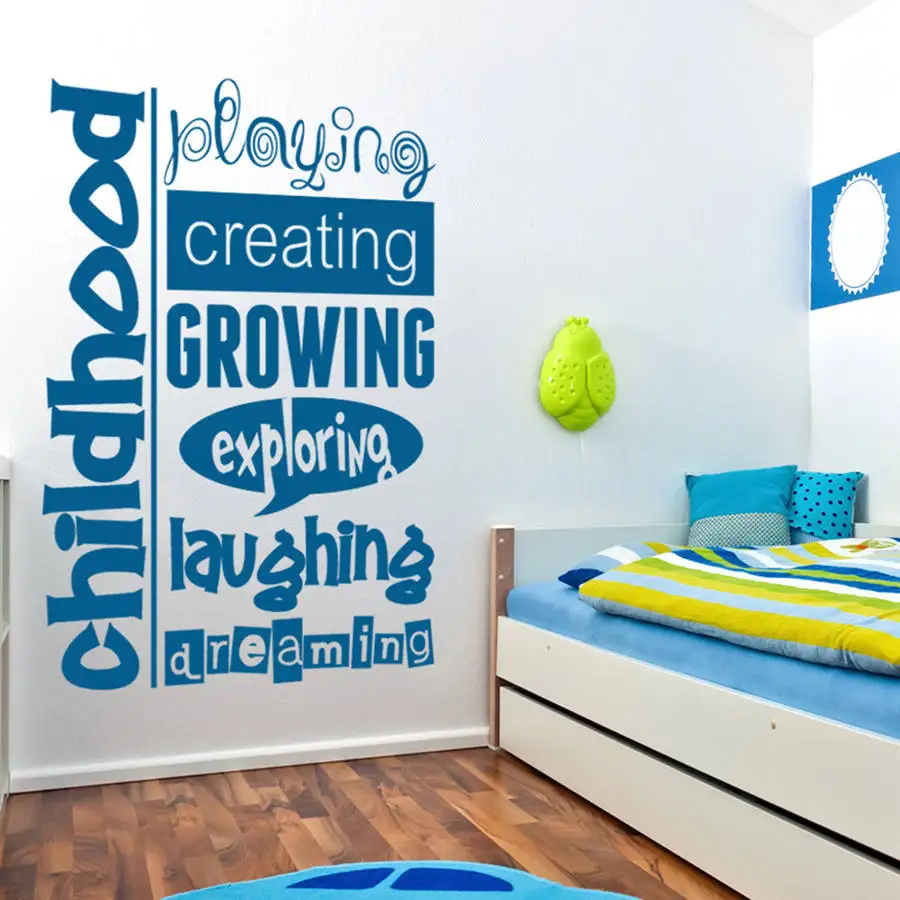 Creative DIY Wall Decals Quotes Removable Vinyl Sticker Home Decor