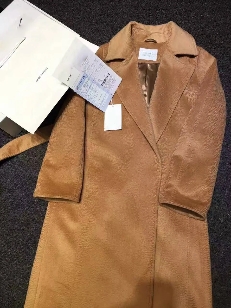 Mujer L'eau Femelle Incroyable Manteaux Caramel 100 Élégant De camel Chameau Abrigos Femmes Veste Camelhair D'hiver Femme Ondulations Manteau Hiver D'hiver pxwx6fTq