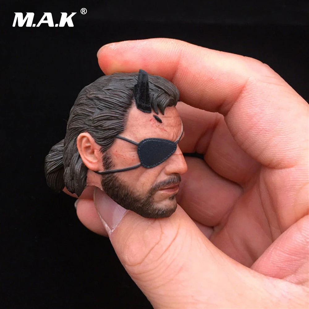 

1:6 Scale Man Figure Accessory Old Snake Phantom legend V Ismael Male Head Sculpt without Neck for 12 '' Action Figure Body