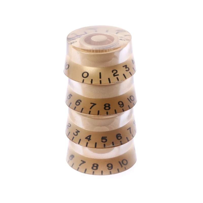 

1pc Electric Guitar Bass Knob Button Volume Tone Speed Control For LP gold black KI-5U87