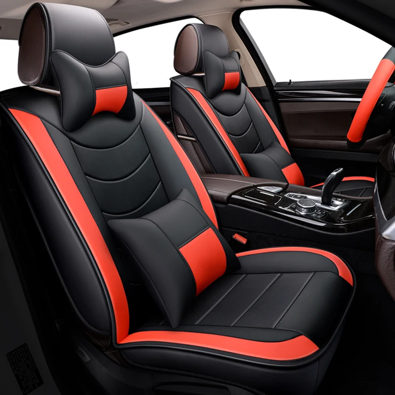

WLMWL Universal Leather Car seat cover for Volvo all models s60 s80 c30 s40 v40 v60 xc60 xc90 xc70 car styling