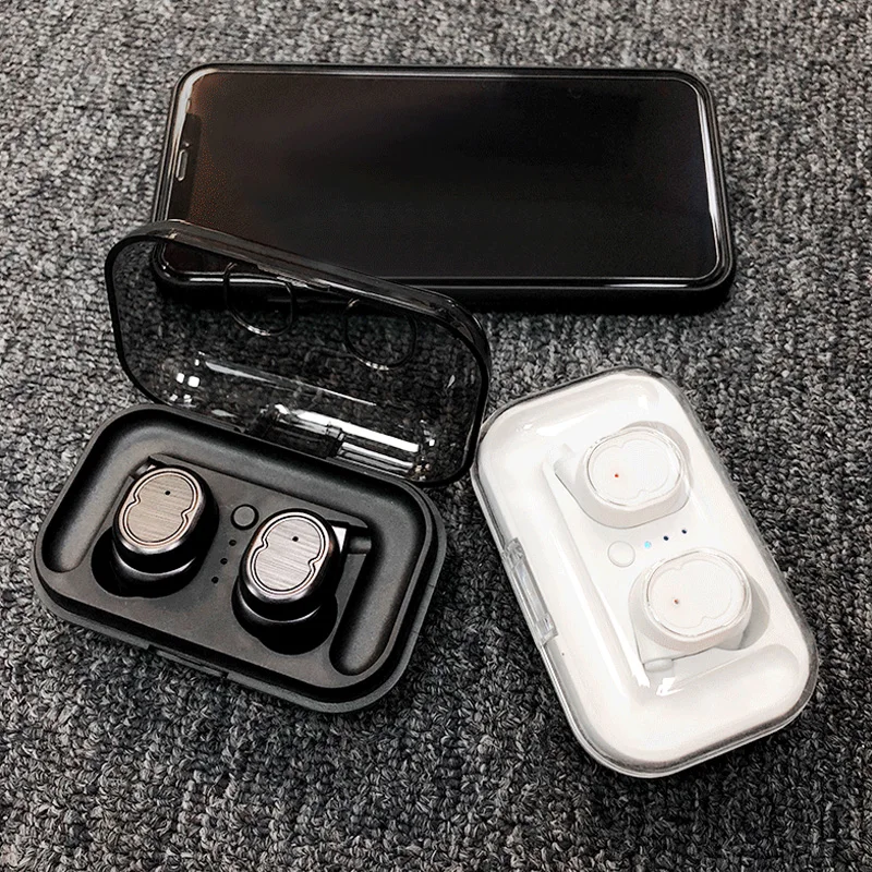 Беспроводные наушники V5.0 Bluetooth гарнитура глубокий бас стерео звук спортивные для