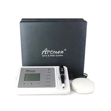 Новейшая Перманентная тату машинка для макияжа глаз бровей губ Вращающаяся ручка системы с V9 иглой татуировки